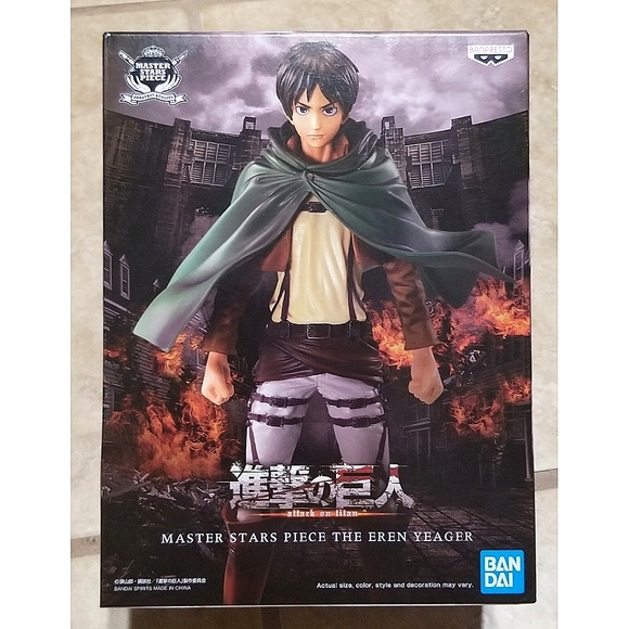 Bandai Toys Bandai Attack On Titan Anime Master Stars Piece Eren